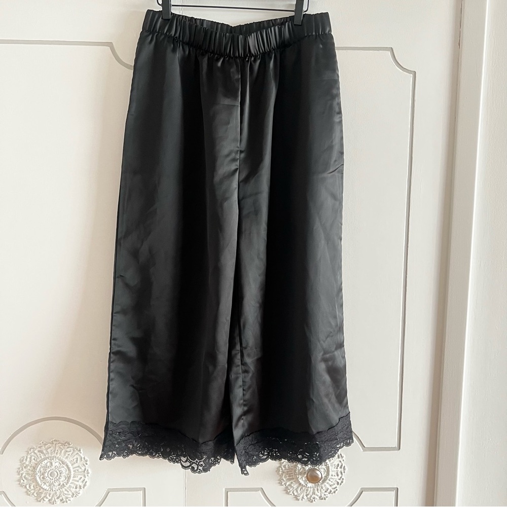 Lazy Oaf Lacey Wide Leg Pants Size UK 14